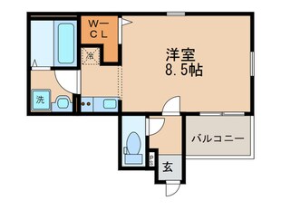 Cherim志賀本通の物件間取画像